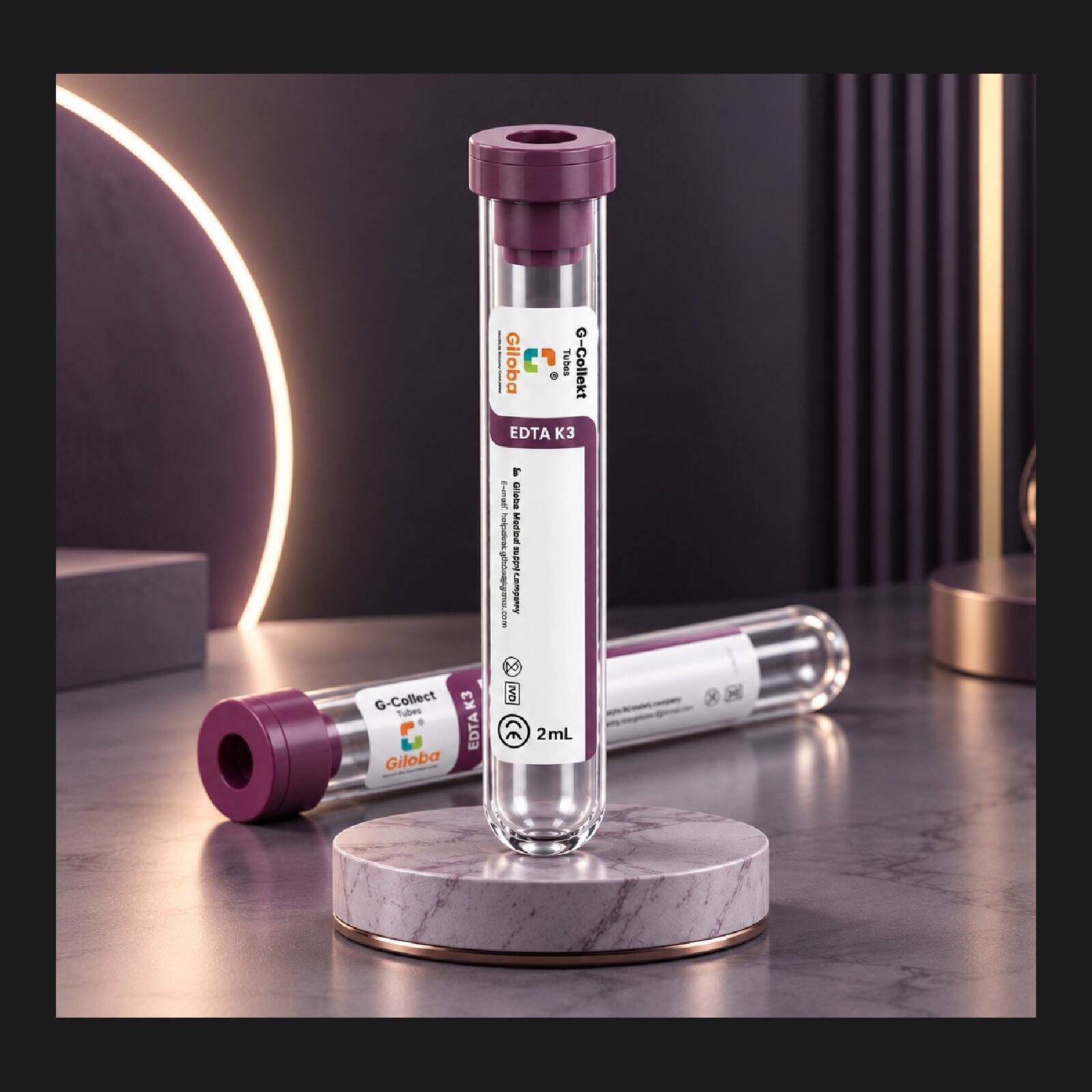 E.D.T.A K3 / K2 Tube (Single Cap) 2ml